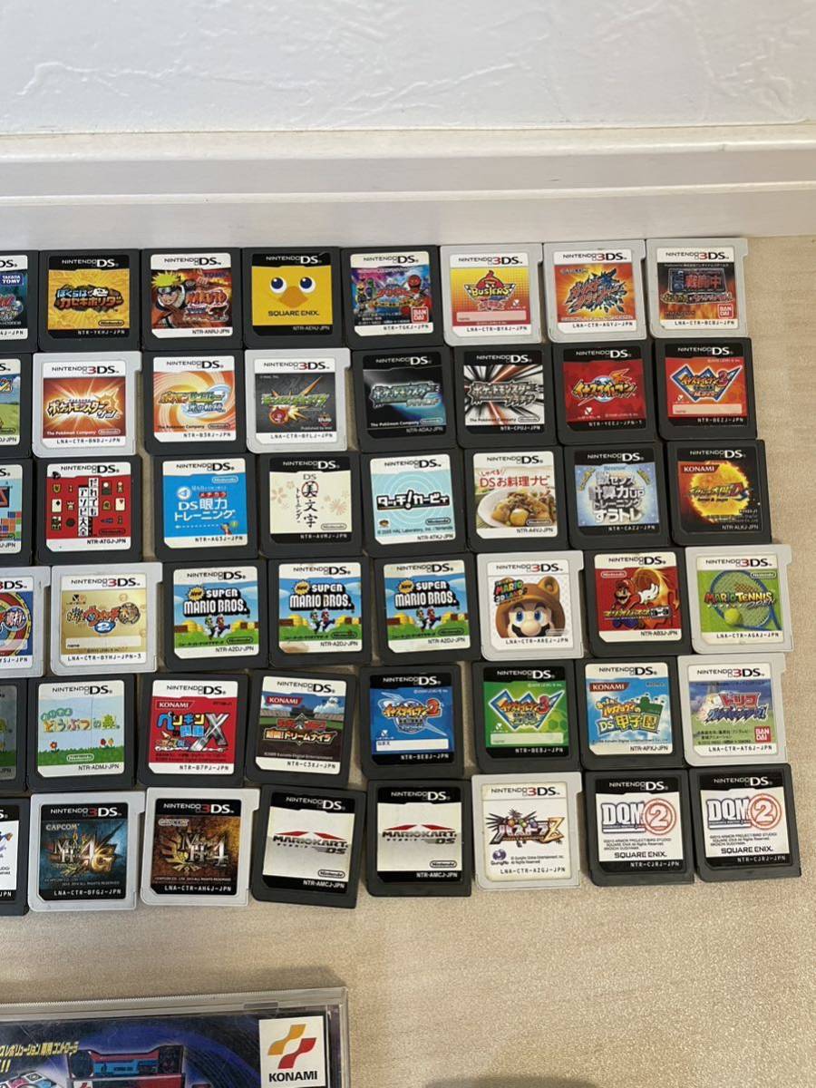 1円3DS 未検品 DSソフト まとめ売り モンハン/マリオカート/妖怪