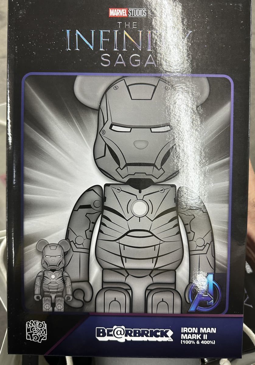 【人気SALE，限定セール】 BE@RBRICK ベアブリック iron man markⅡ アイアンマン 100% 400% medicomtoy medicom toy exhibition 23 ②(キューブリック、ベアブリック)｜売買されたオークション情報、yahooの商品情報をアーカイブ公開 - オ キューブリック、ベアブリック