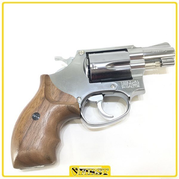 6465】マルシン製 S&W M60 2インチ シルバーABS ガスリボルバー 6mmX