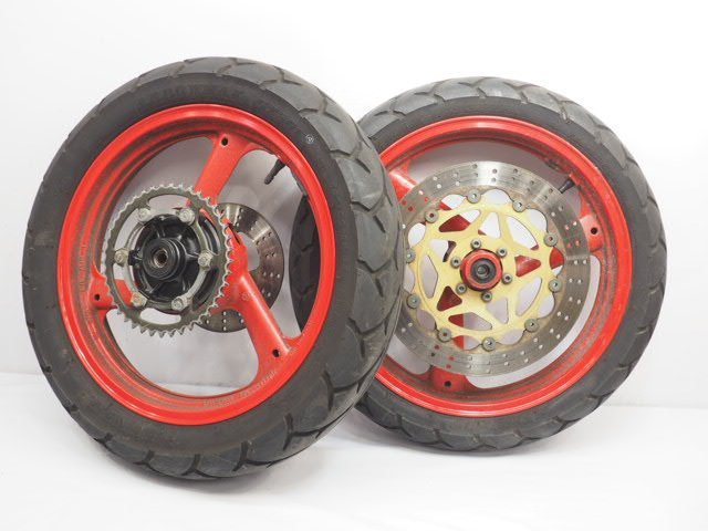 ホイール前後set 初期型TZR250 1KT 85年 フロントホイール リア 