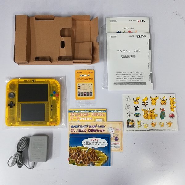 gY620a [箱説有] ニンテンドー 2DS 本体 ポケットモンスターピカチュウ