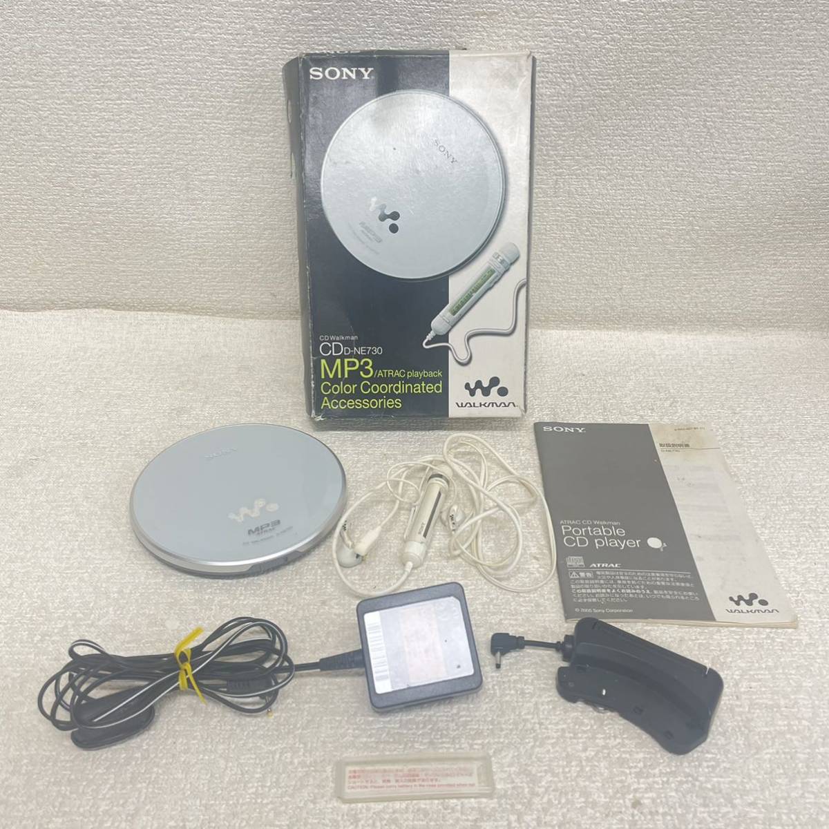 限定セール，SALE A5 SONY CD WALKMAN D-NE730 ポータブルCDプレーヤー ウォークマン ソニー MP3 通電OK ジャンク扱い 55(CDプレーヤー)｜売買されたオークション情報、yahooの商品情報をアーカイブ公開 - オークファン CDプレーヤー