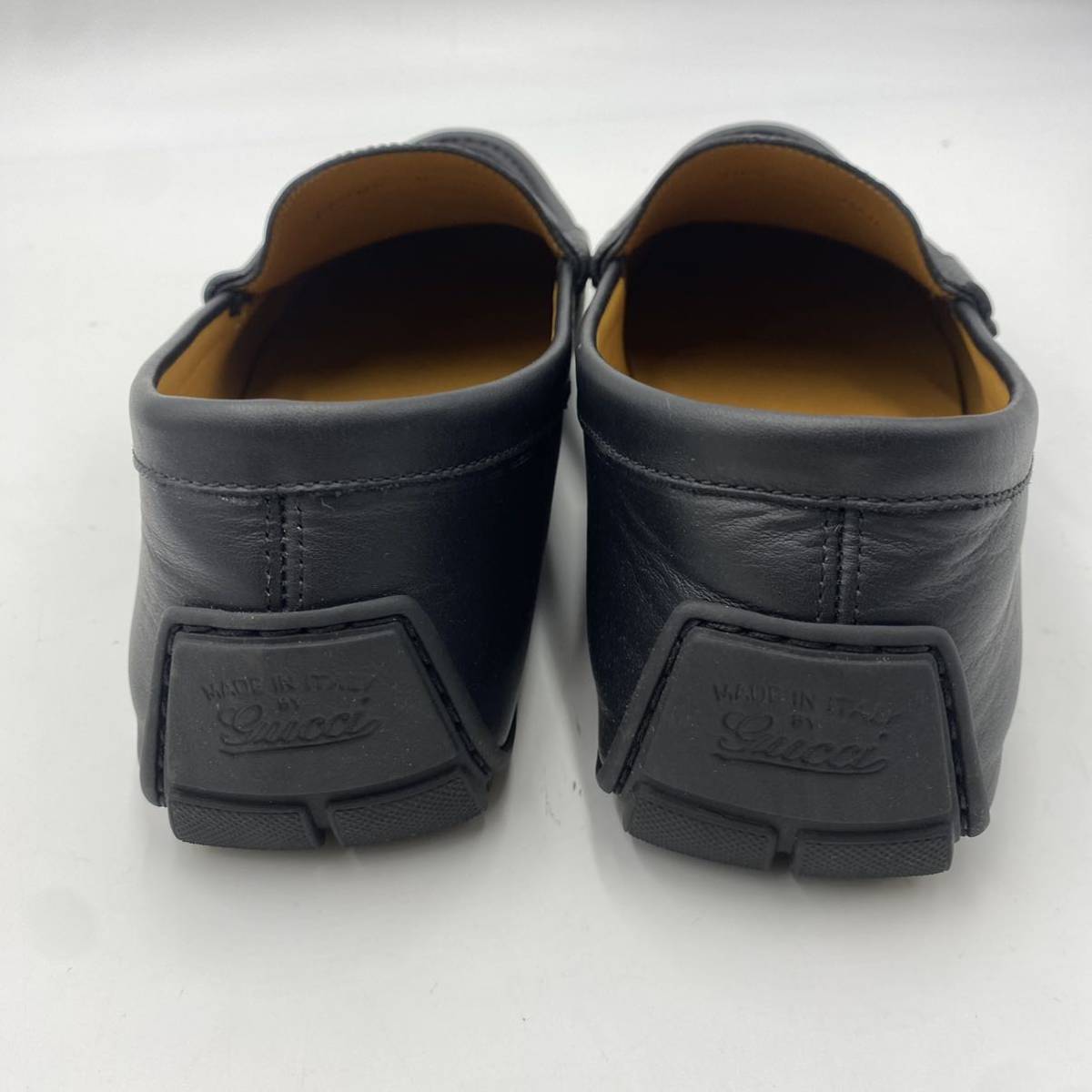 美品 グッチ GUCCI ドライビングシューズ マイクロシマ ローファー GG
