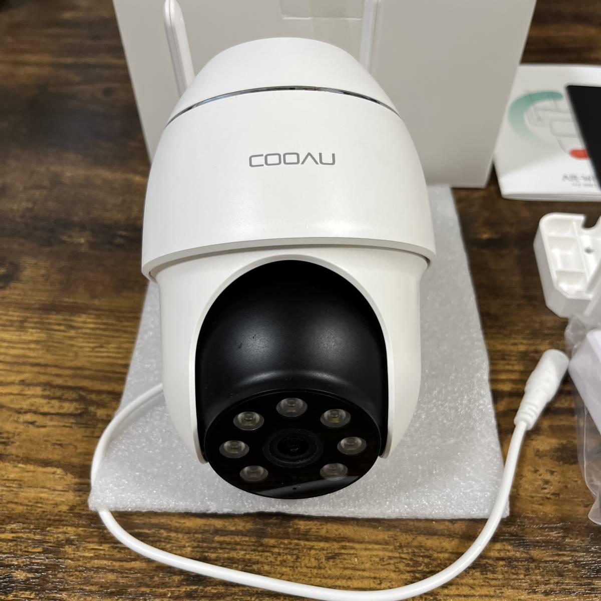 防犯カメラ 屋外 通電動作確認済COOAU ワイヤレス⁄wifi LM1135 : 防犯 