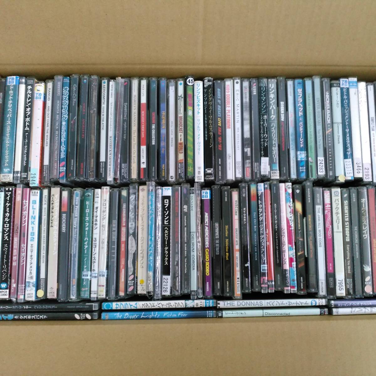 CDアルバム108枚☆ひと箱全部 洋楽ラウドパンク・ハードロック まとめ
