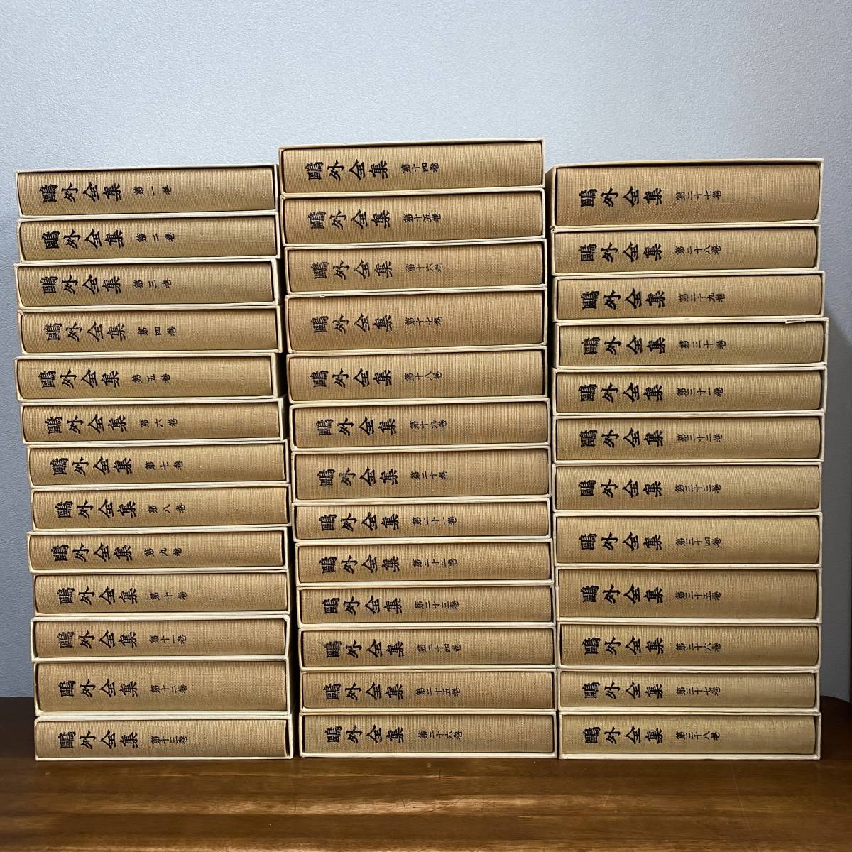 鴎外全集 全38巻セット/森林太郎/岩波書店/森鴎外/日本文学/文芸/小説 