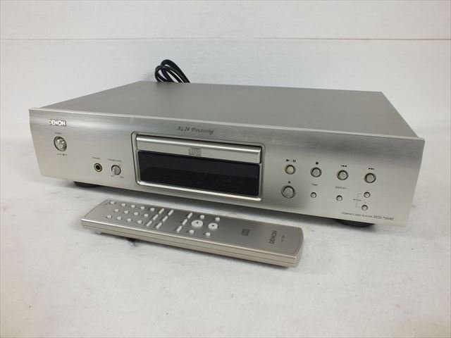 ★ DENON デノン DCD-755AE CDプレーヤ リモコン有り 中古現状品 動作確認済 音出し確認済 230701N3209