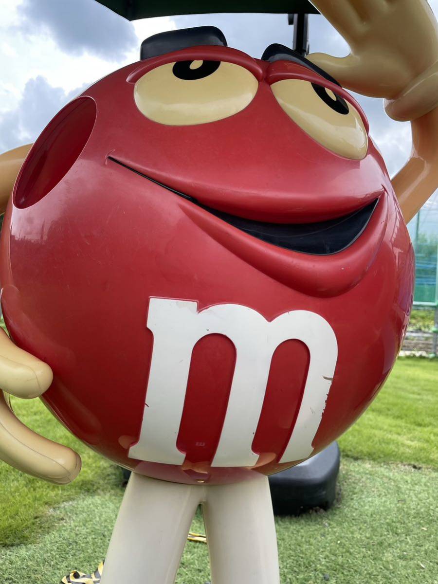 エムアンドエムズ M&M's レッド 赤 2個セット ディスプレイ