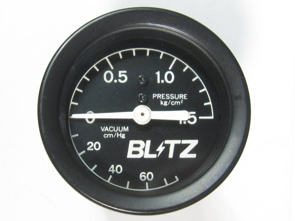 BLITZ ブリッツ 機械式 ブースト計 ターボメーター 52Φ 黒 52パイ 52mm