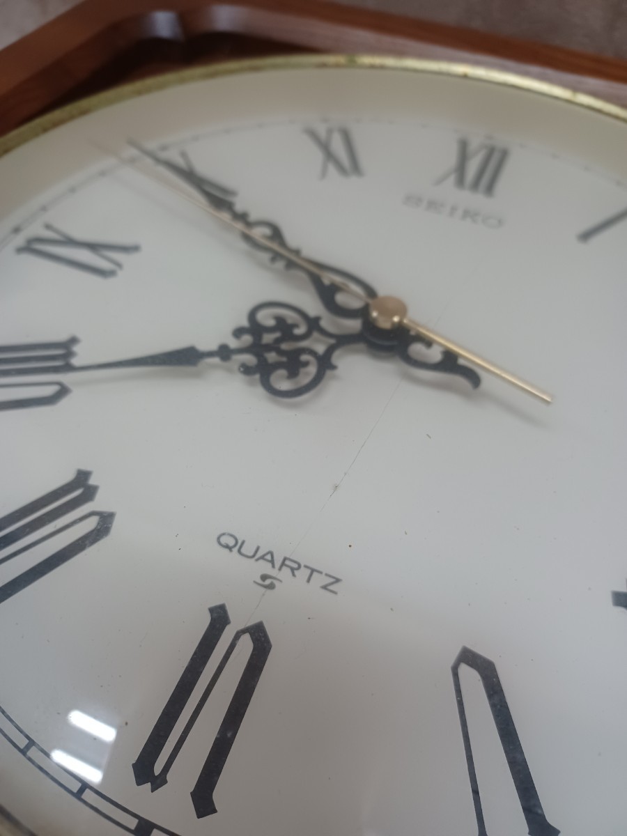 SEIKO 壁掛け時計 QA408 セイコー 昭和レト QUARTZ クォーツ アナログ