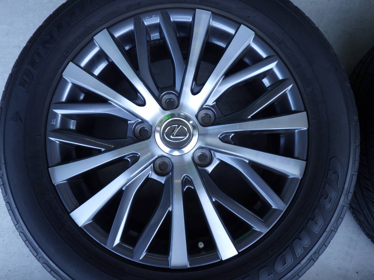 DUNLOP GRANDTREK 285/50R20】夏タイヤ 4本【レクサス 純正 DUNLOP GRANDTREK 285/50R20】夏タイヤ 4本【レクサス 純正
