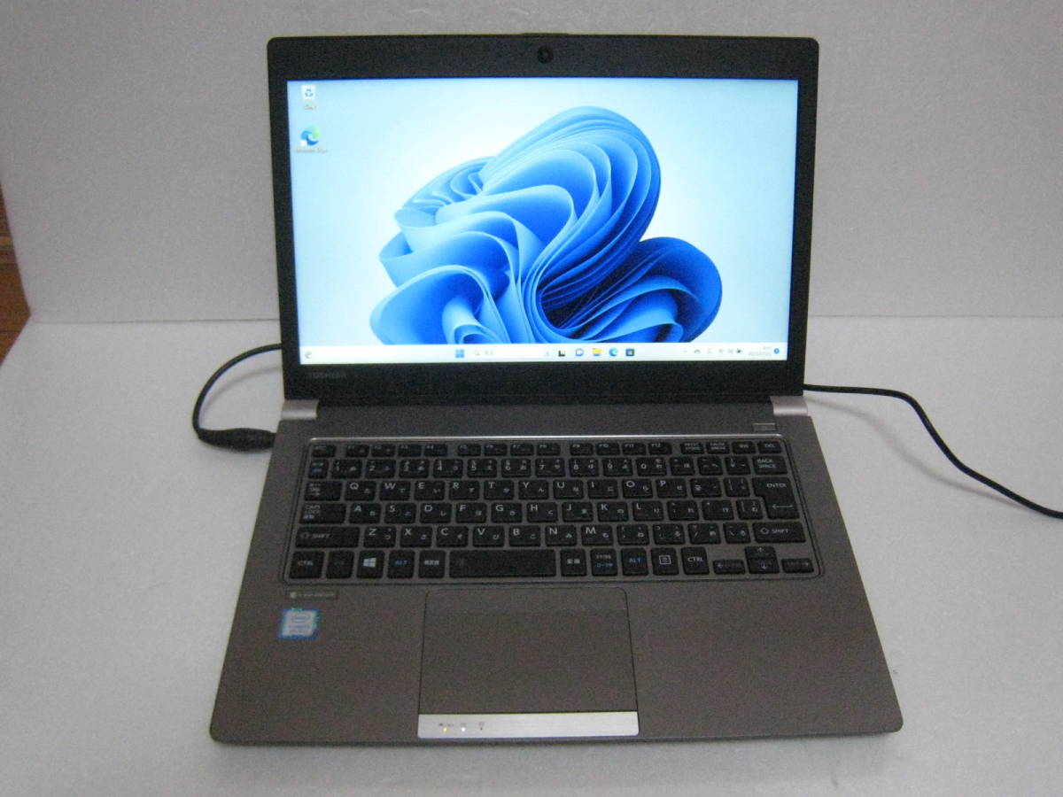 フルハイビジョン 最新Win11 Office 爆速SSD dynabook R63/H　第8世代/Core i5 8250U / メモリ 8GB/SSD 256GB / 13.3型　No973
