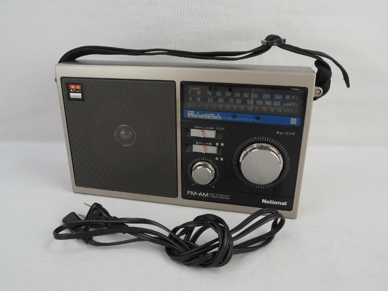 2N230728 National ナショナル FM-AM RF-U80 ラジオ受信OK ※マジック