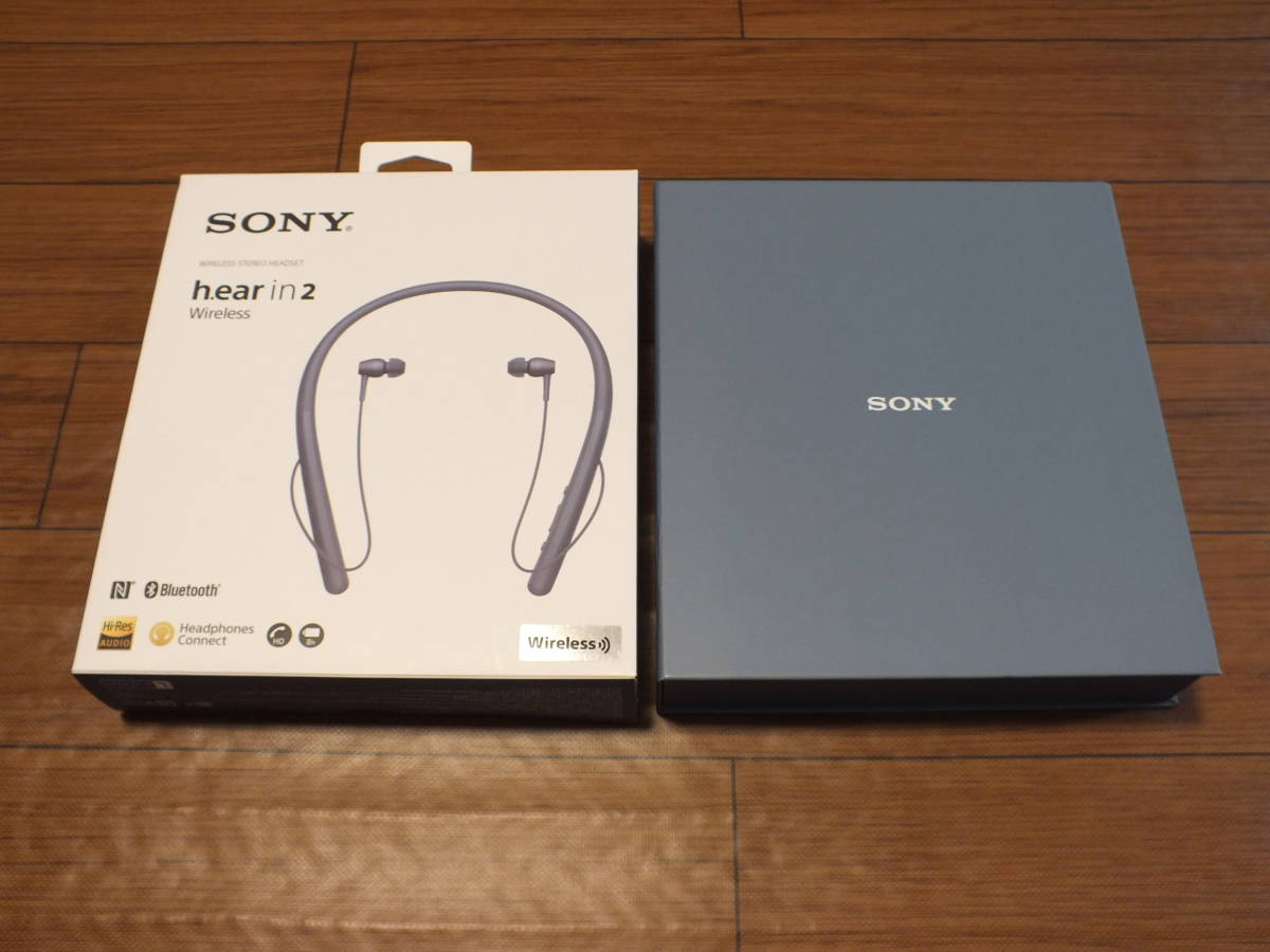 新作入荷，新品 動作 SONY h.ear in 2 Wireless WI-H700 360 Reality Audio対応 LDAC ハイレゾ DSEE HX機能搭載 NFC対応 ムーンリットブルー(ソニー)｜売買されたオークション情報、yahooの商品情報をアーカイブ公開 - オークフ ソニー