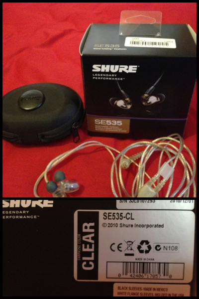 SURE シュアー535 イヤホン_1