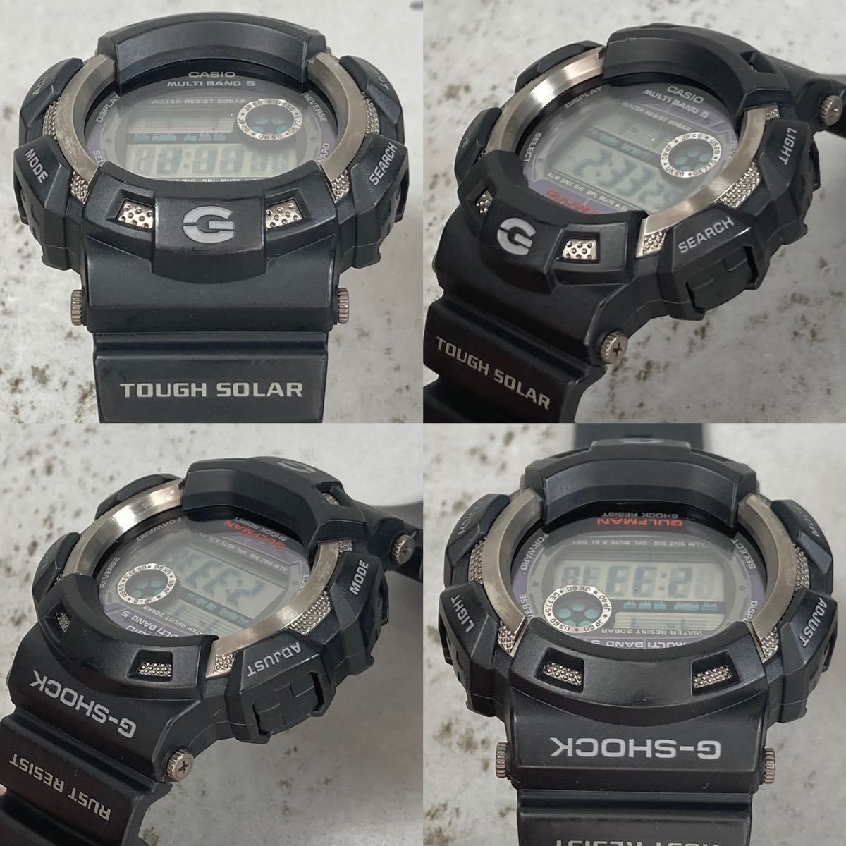極 G-SHOCK GW-9100-1JF GULFMANガルフマン タフソーラー 電波受信 