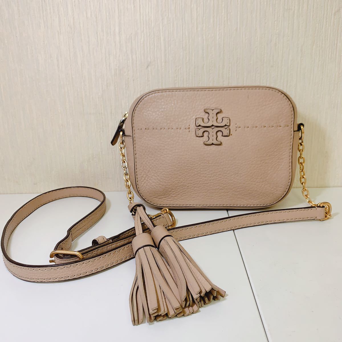 レディース 【美品】トリーバーチ チェーン ショルダーバッグ 2way 