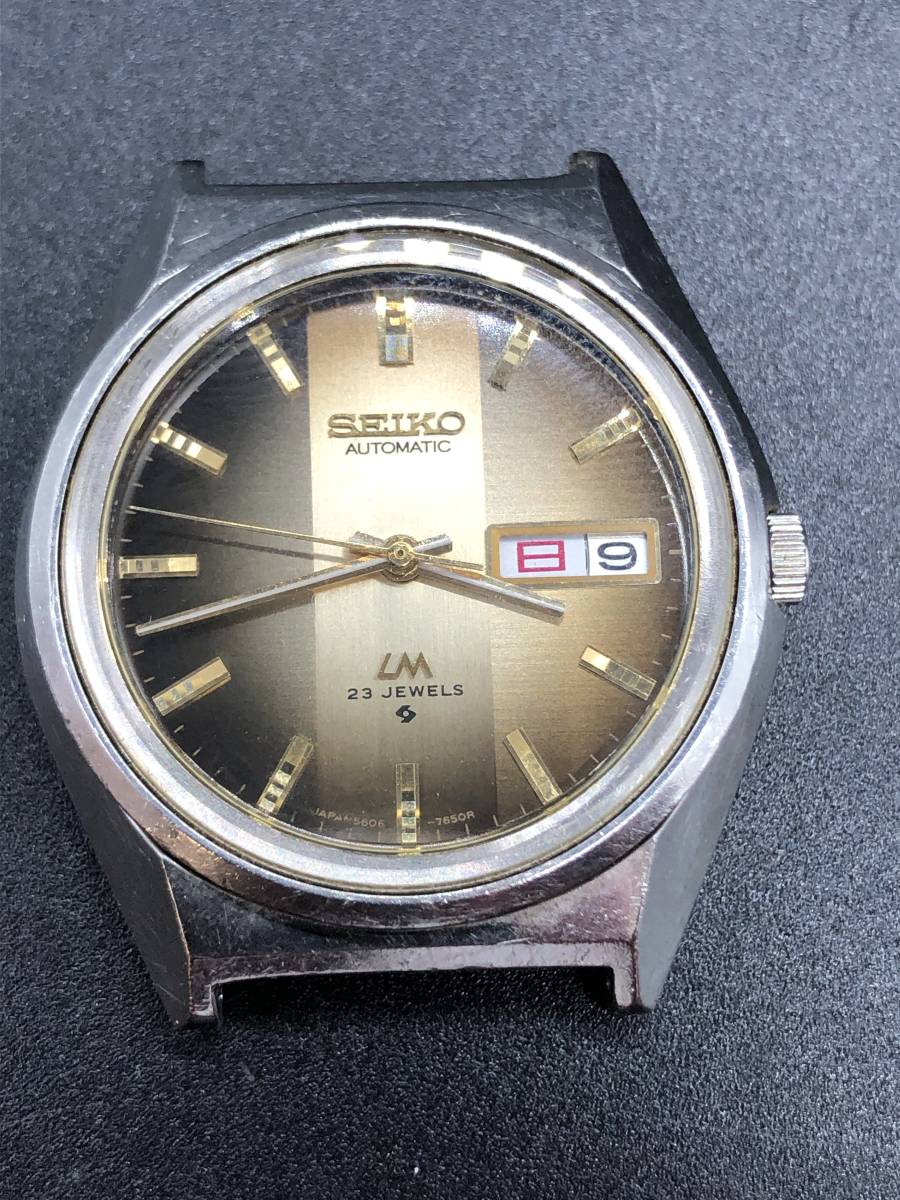 yo】セイコー 5606-7310 LM 23石 自動巻き 5606-7310 SEIKO 23石