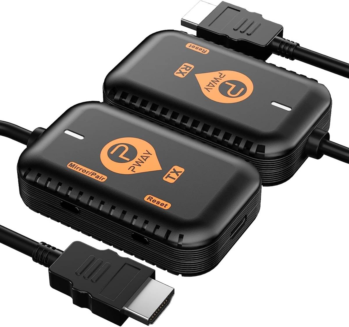 収納に便利 無線化 小型 ワイヤレスHDMI 送受信機セット 無線 HDMI