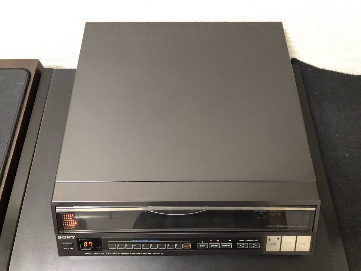 SONY ソニー PS-FL770 フルオートレコードプレーヤー 完動美品 SONY