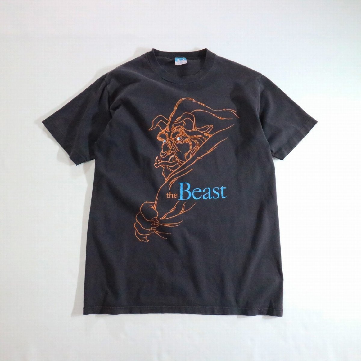SALE】F□90年代 USA製 Beauty and The Beast 美女と野獣 プリントT