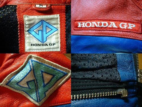 □HONDA本革レザーライダースジャケットMホンダGP革ツナギトップ(M 