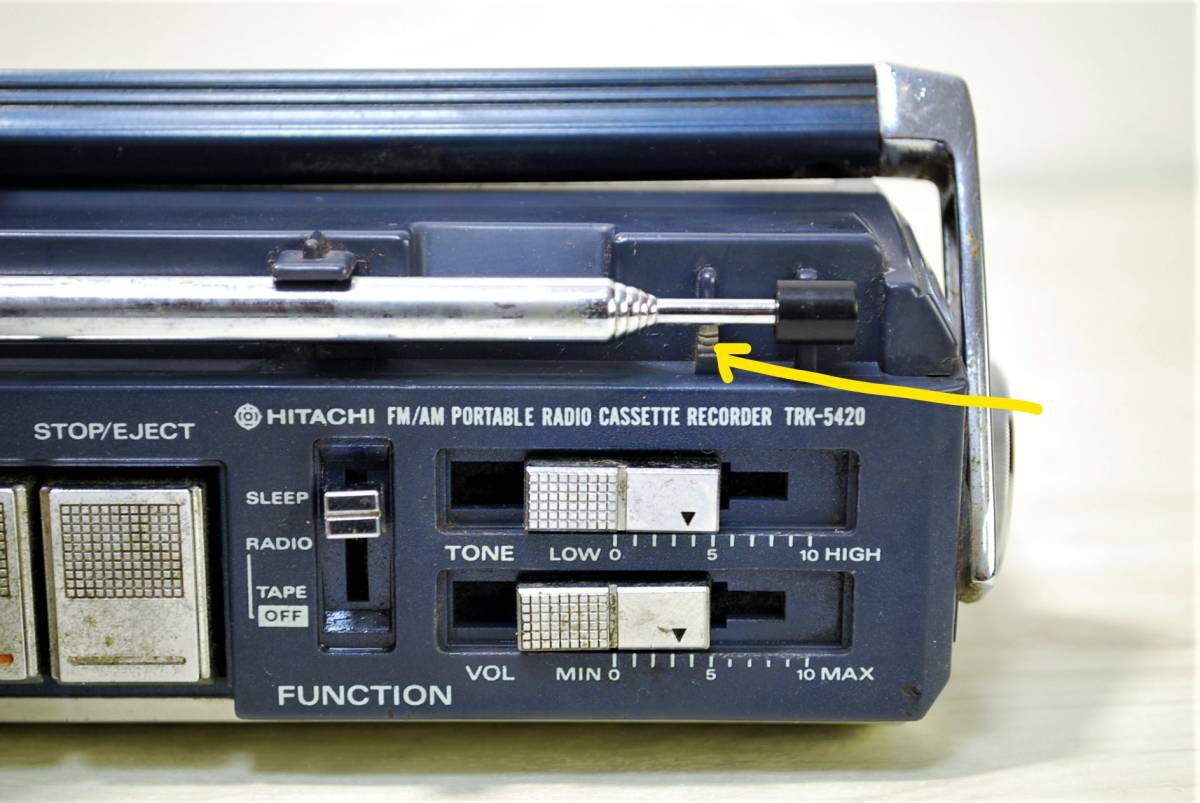 HITACHI 日立 PERDiSCO mini パディスコ ミニ ラジカセ TRK-5420