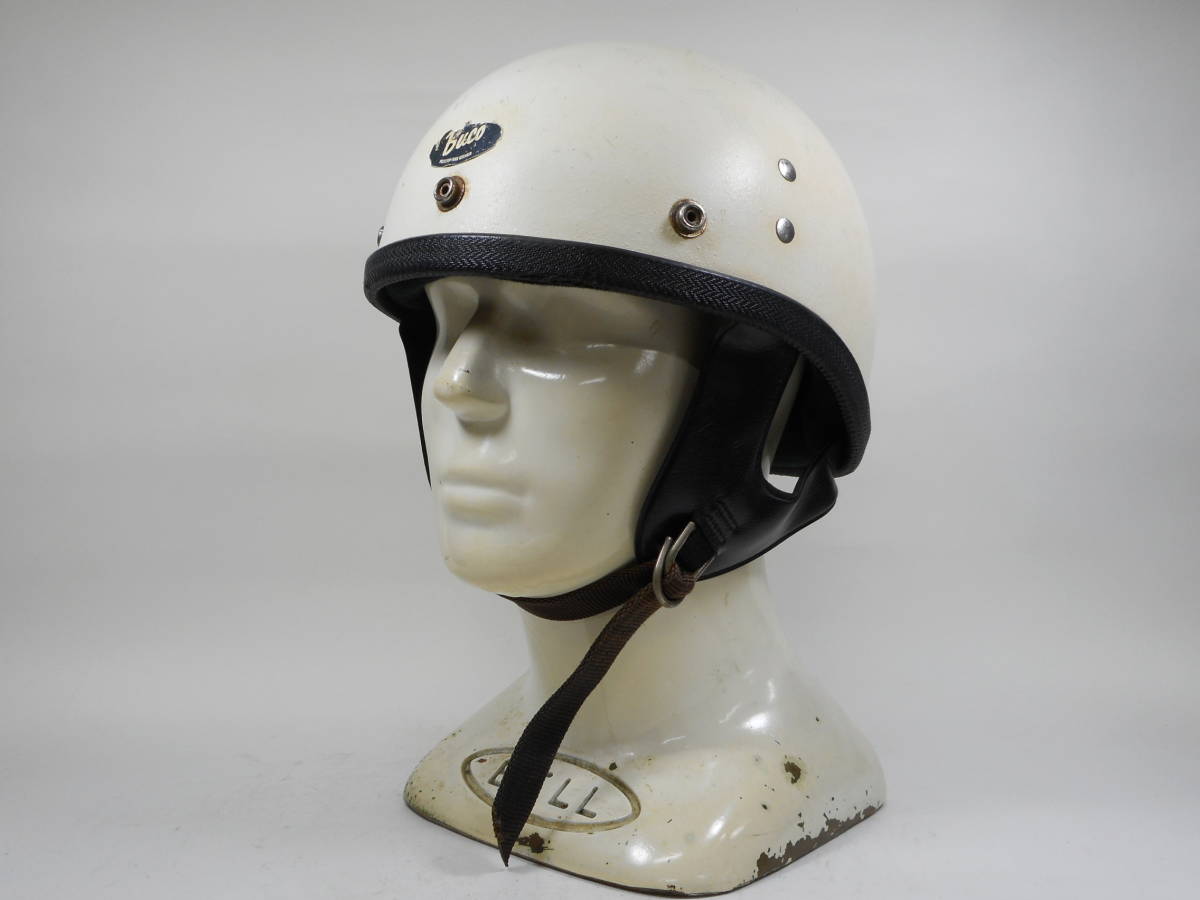福岡空港免税店 Sシェル! 60s BUCO TRAVELER ハーフヘルメット 目