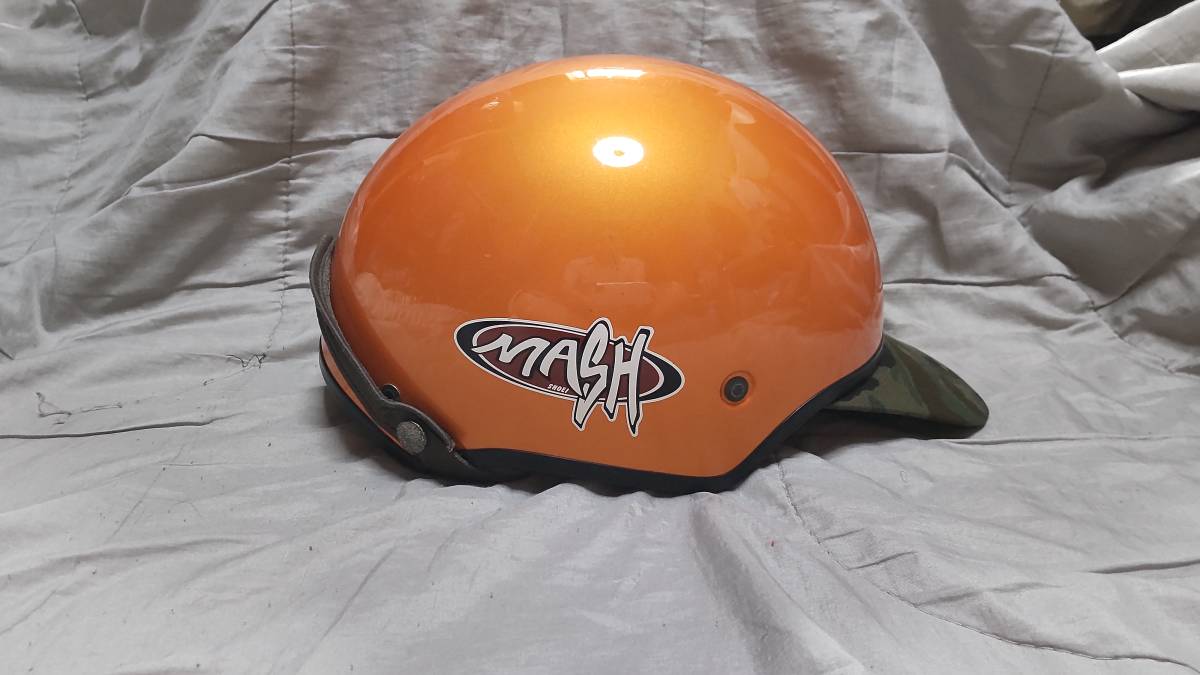 SHOEI MASH ヘルメット ハーフ オレンジ ヴィンテージ