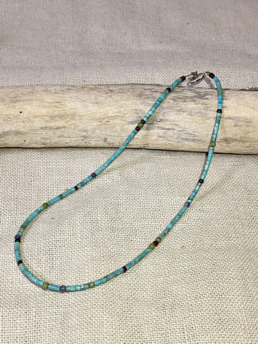 RALPH LAUREN ラルフローレン ターコイズ ビーズ ネックレス(服飾小物