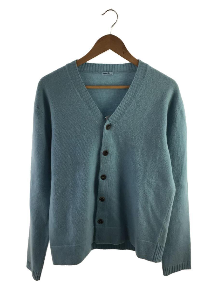 malo◆カーディガン(厚手)/50/ウール/BLU