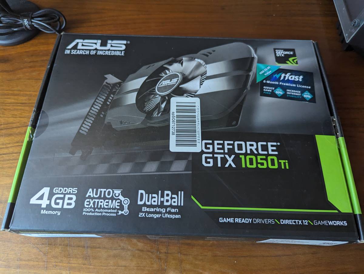 送料無料＞PC用 グラフィックボード グラボ ASUS GEFORCE GTX 1050Ti