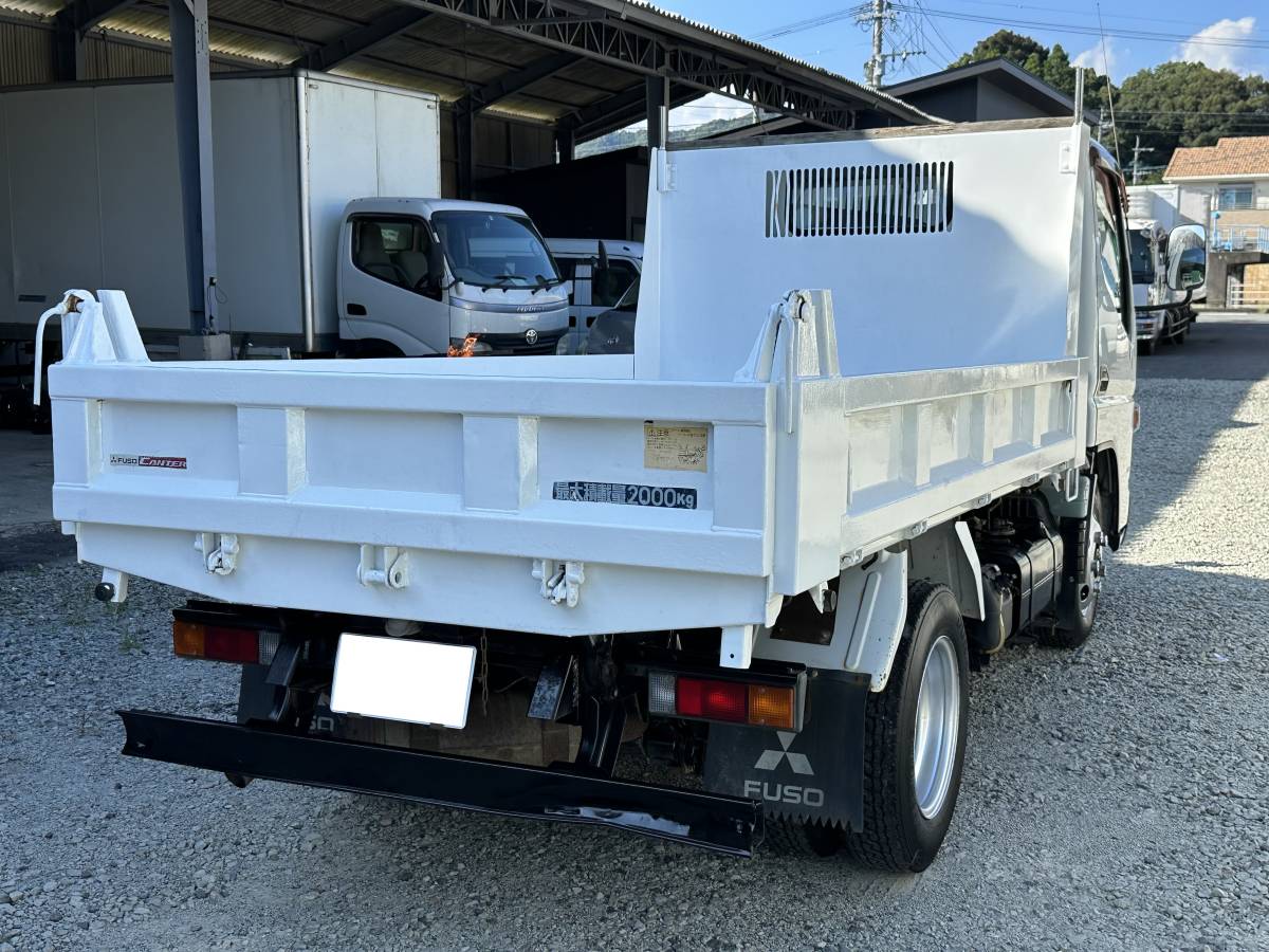 動画有！売り切り！車検付！H24年 三菱 キャンター 2t ダンプ 全低床