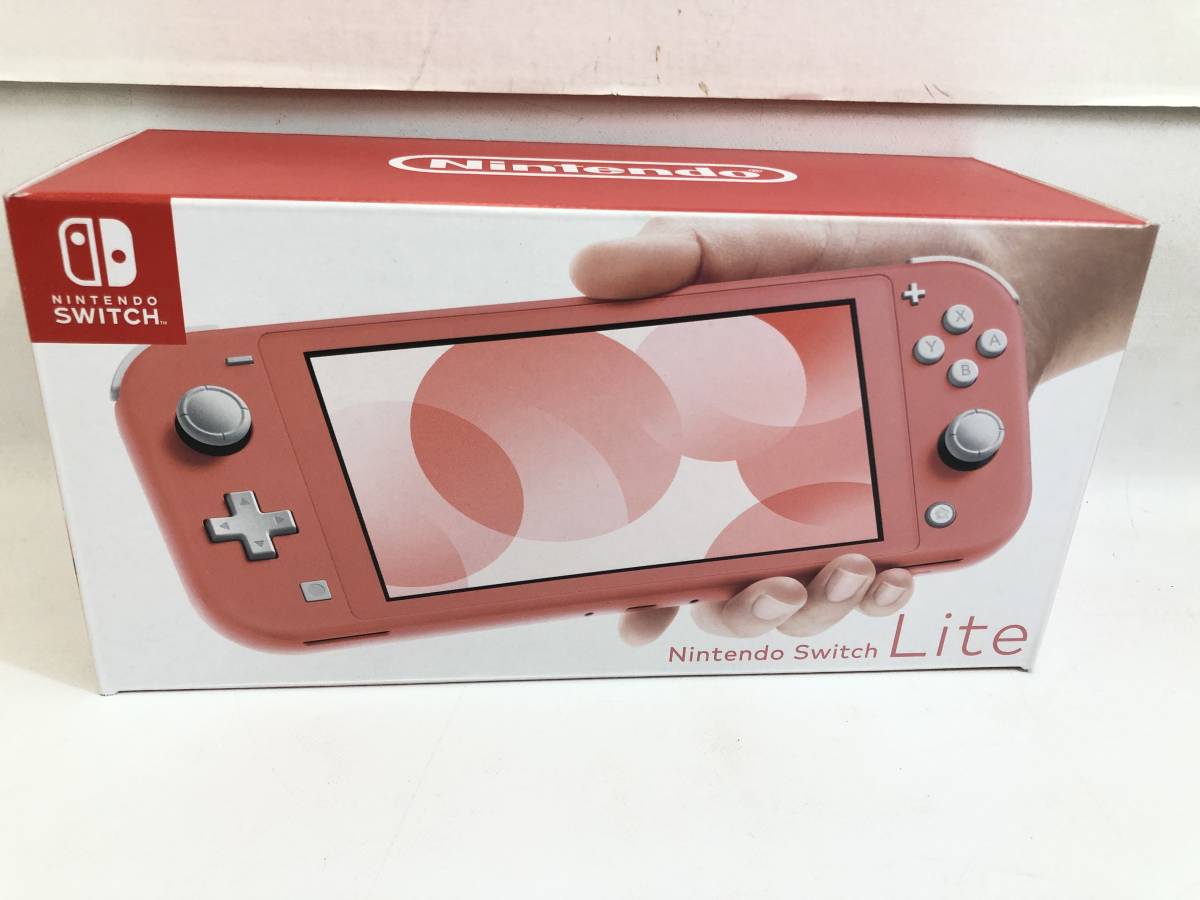 GH230803-01F/未使用 ゲーム本体 Nintendo Switch Lite コーラル HDH-S