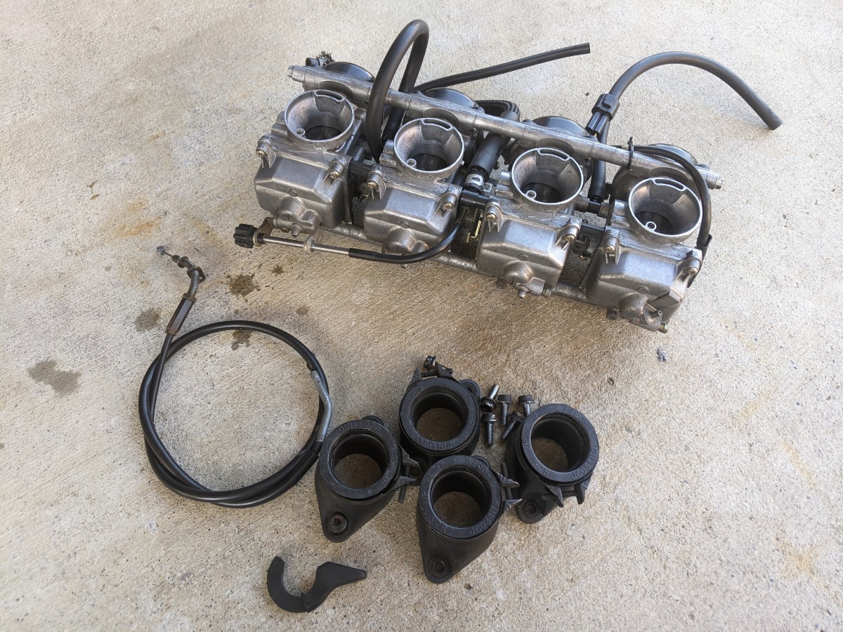 GS1200SS 純正キャブレター 実働品 インテークマニホールドなど一式