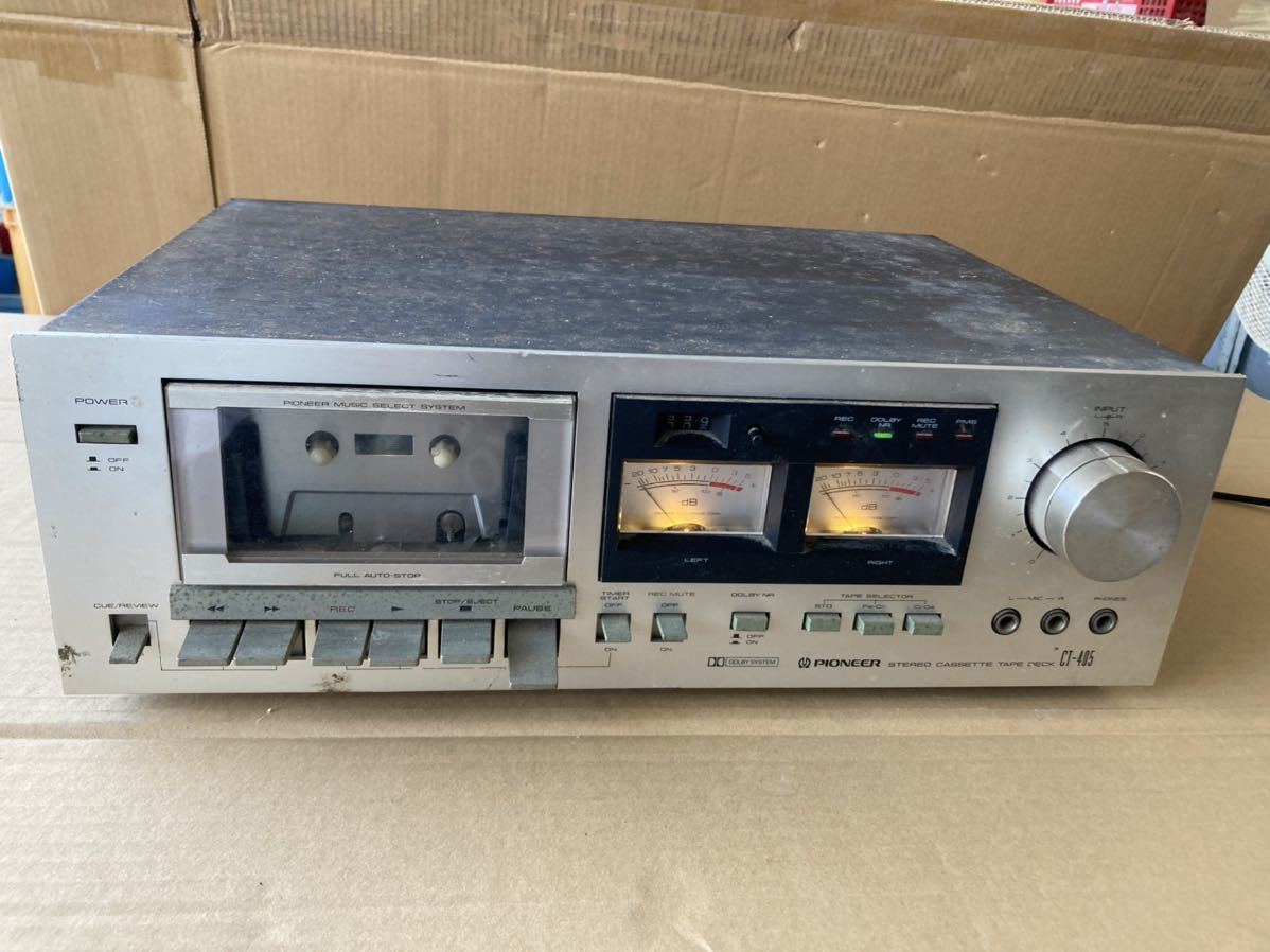 ジャンク Pioneer パイオニア カセットデッキ CT-600M