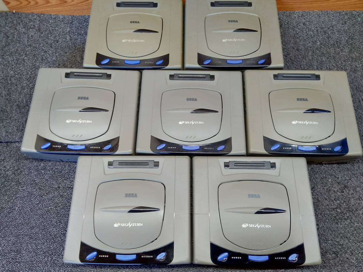 鴨BY ジャンク セガサターン 本体 まとめ売り7台セット [HST-3200×4/3210×3] SEGASATURN