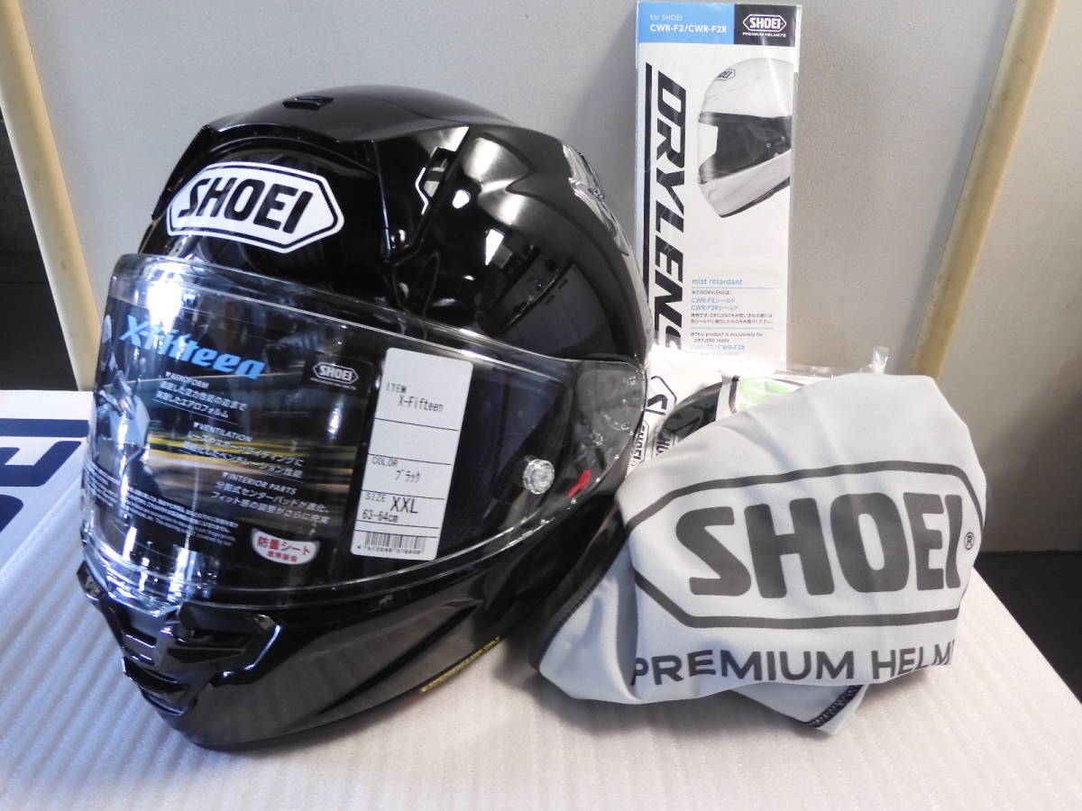 SHOEI X-15 ショウエイ X-Fifteen ブラック XXLサイズ 63-64cm 