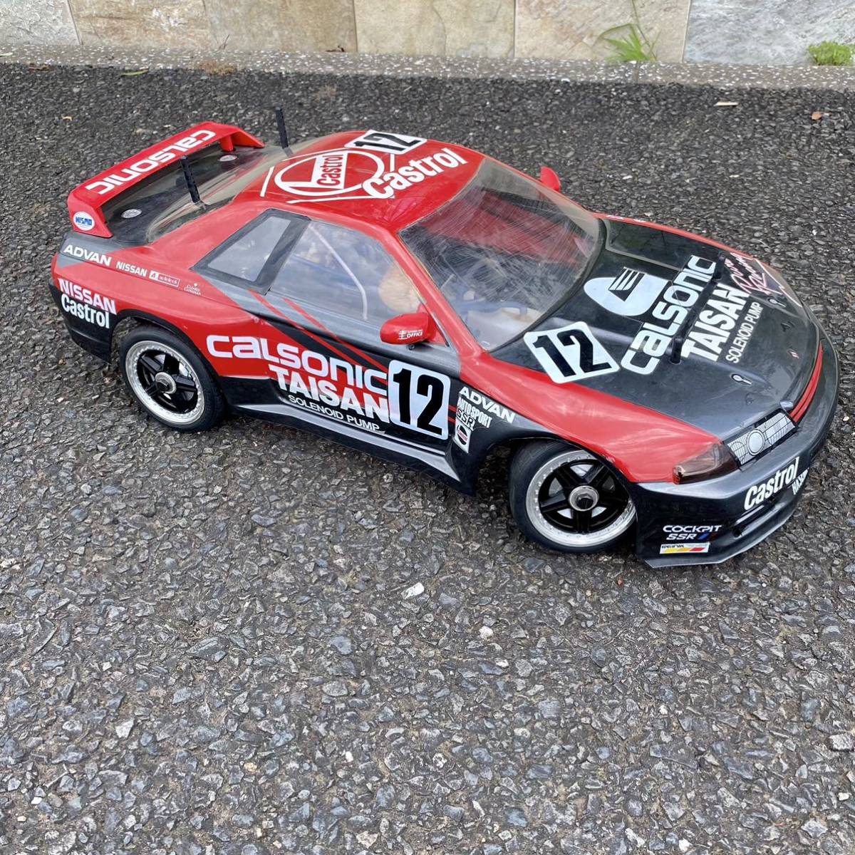 ロ*ー様 京商　エンジン　ラジコン　スカイライン ☆絶盤 京商 KYOSHO 1/8 エンジン ラジコン カルソニックスカイライン