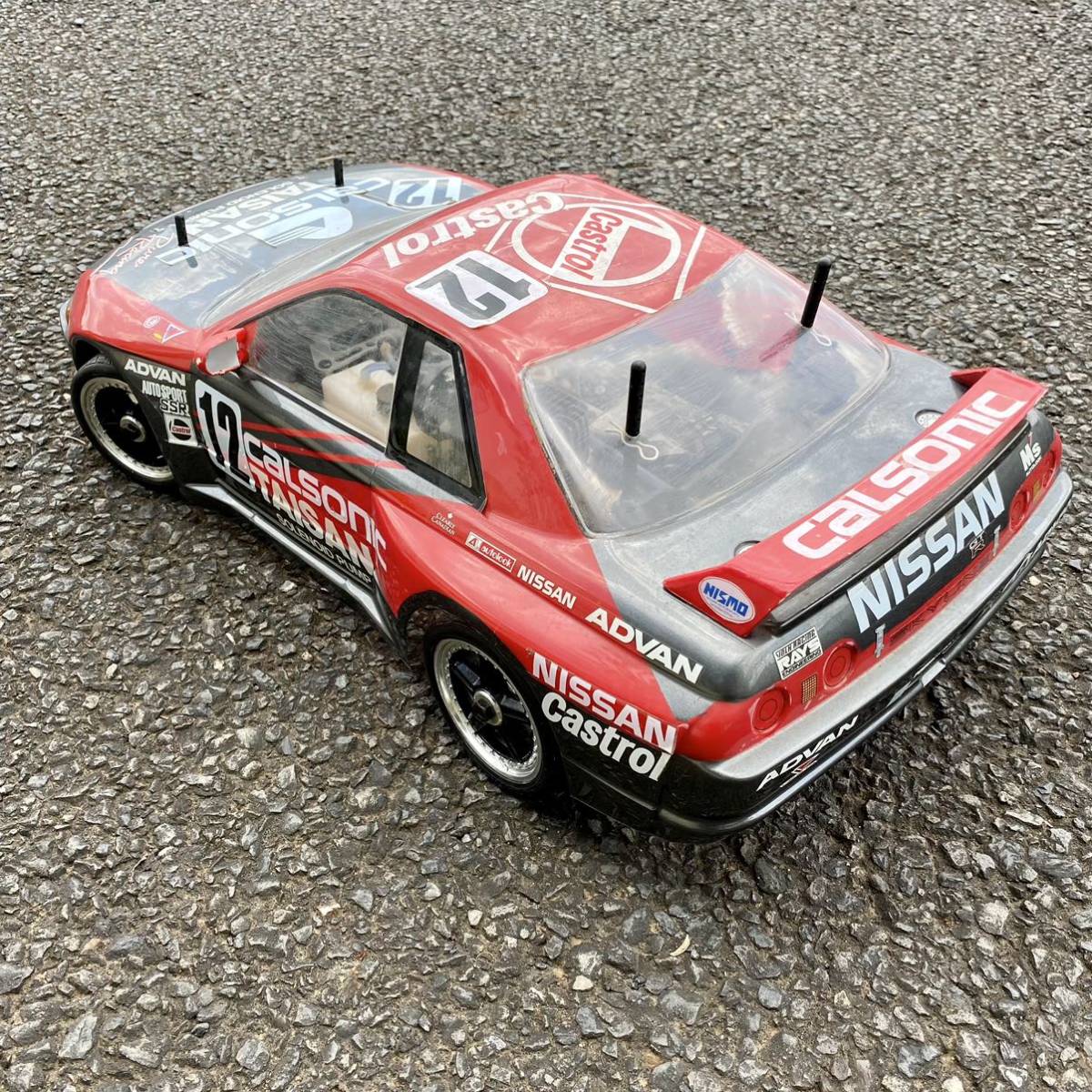☆絶盤 京商 KYOSHO 1/8 エンジン ラジコン カルソニックスカイライン