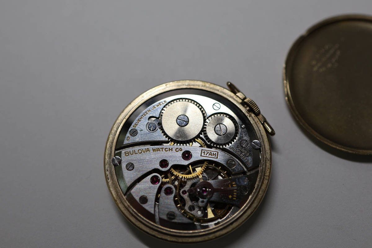 Bulova Pocket Watch Jewels 0 17AH Vintage BULOVA Antique 17石 