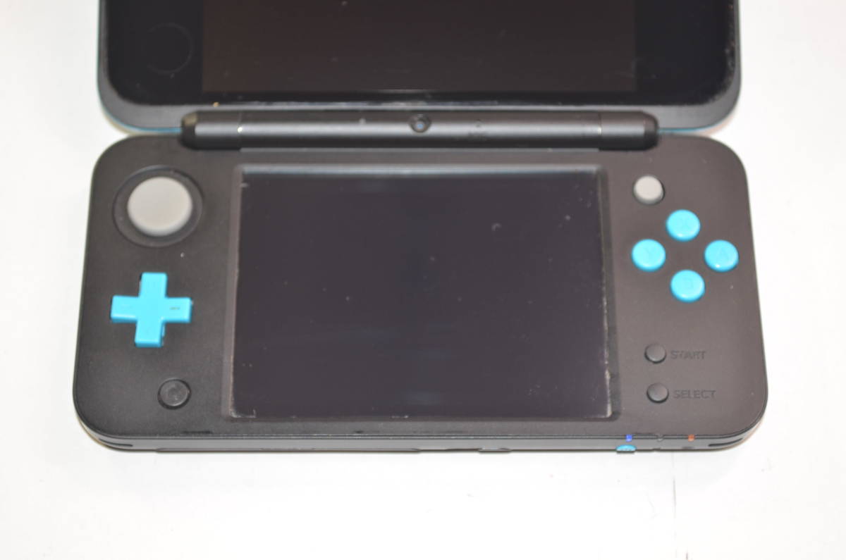☆ソフト3本付き 動作良好☆new 2dsll 本体 ブラック ターコイズ