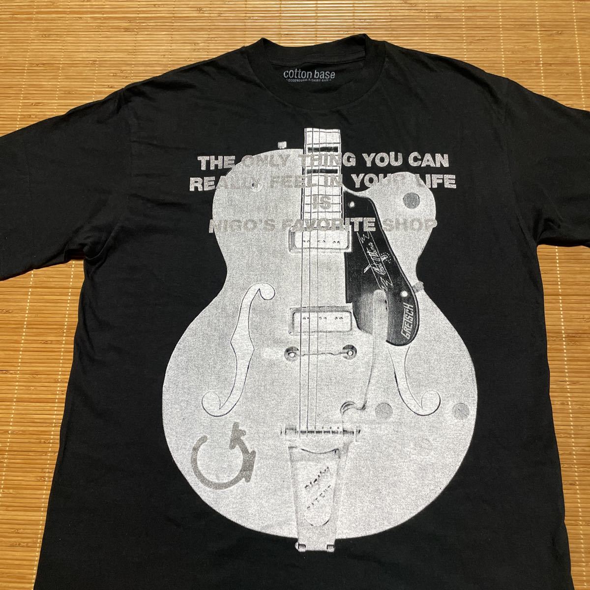GOODENOUGH GUITAR TEE GRETSCH ギター Tシャツ 黒 M グッドイナフ