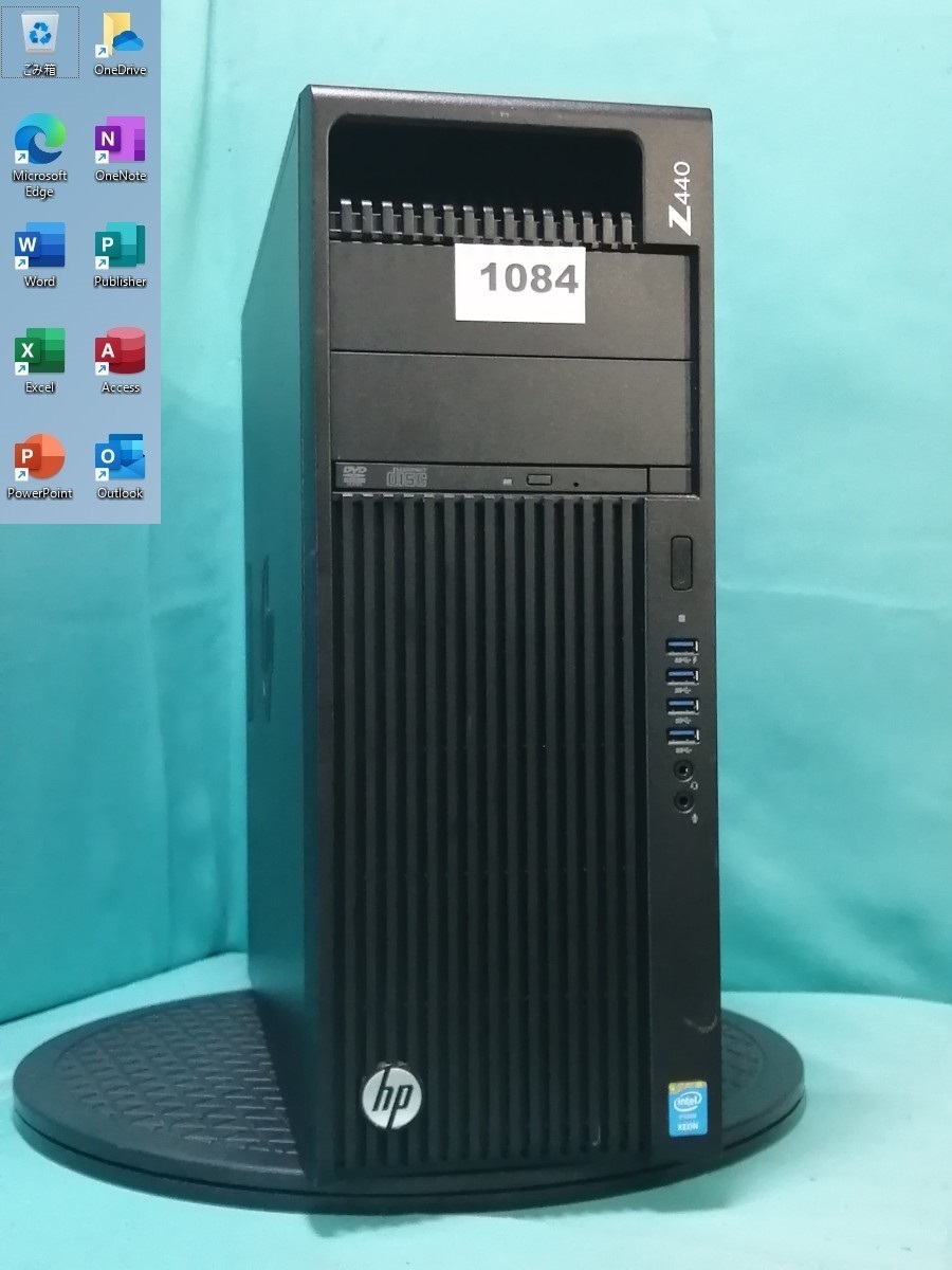 初期保証 オフィス付 ゲーミングPC GTX1060-6G Xeon E5-2697v3（i7-10700相当）16GB SSD1TB DVD WiFi Win11 HP Z440 A-1084