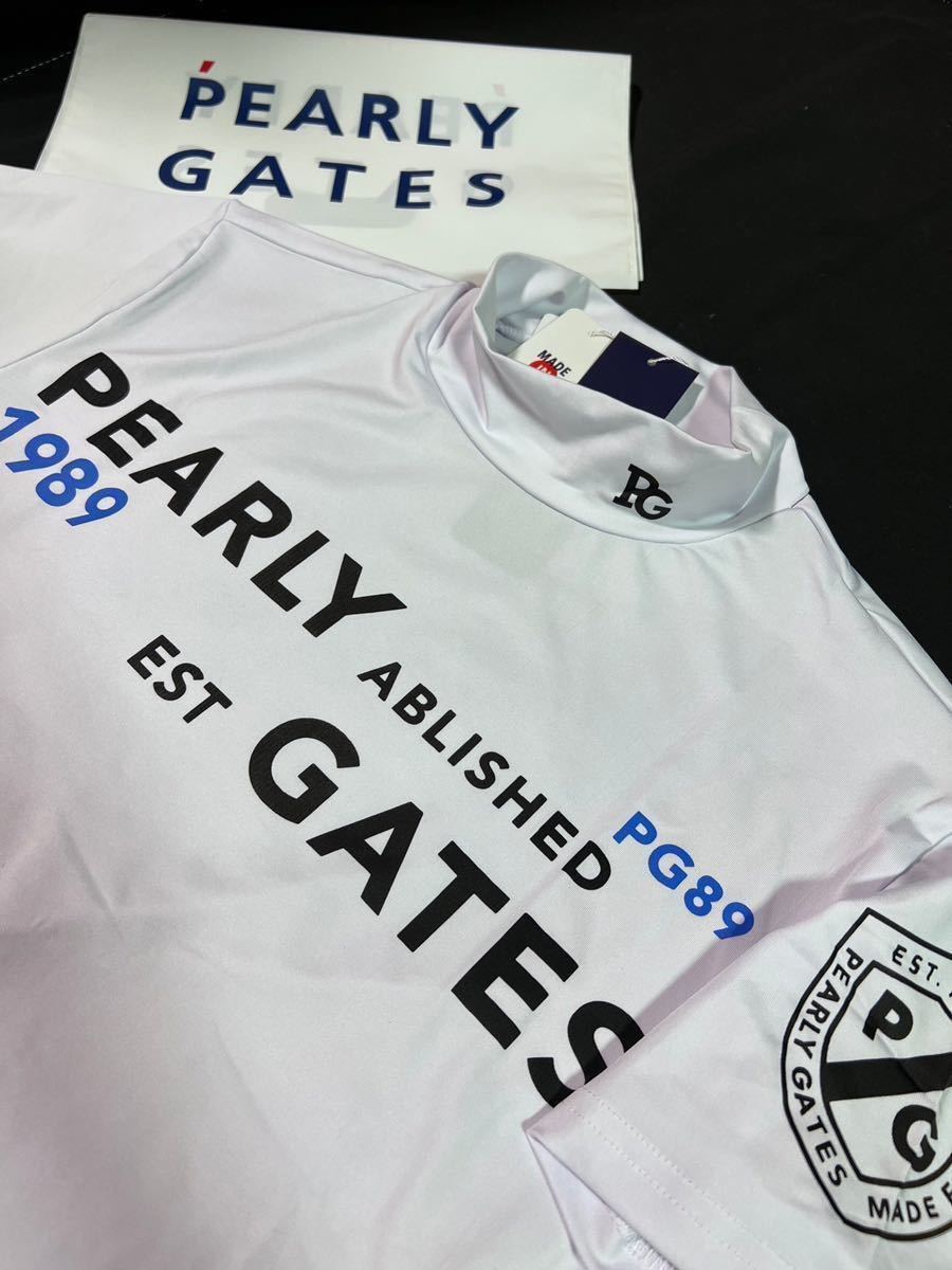 ★新品★正規品★パーリーゲイツ★メンズ ソルディーフェンダー半袖ハイネックカットソー size5(L) 原英莉花プロ着用モデル