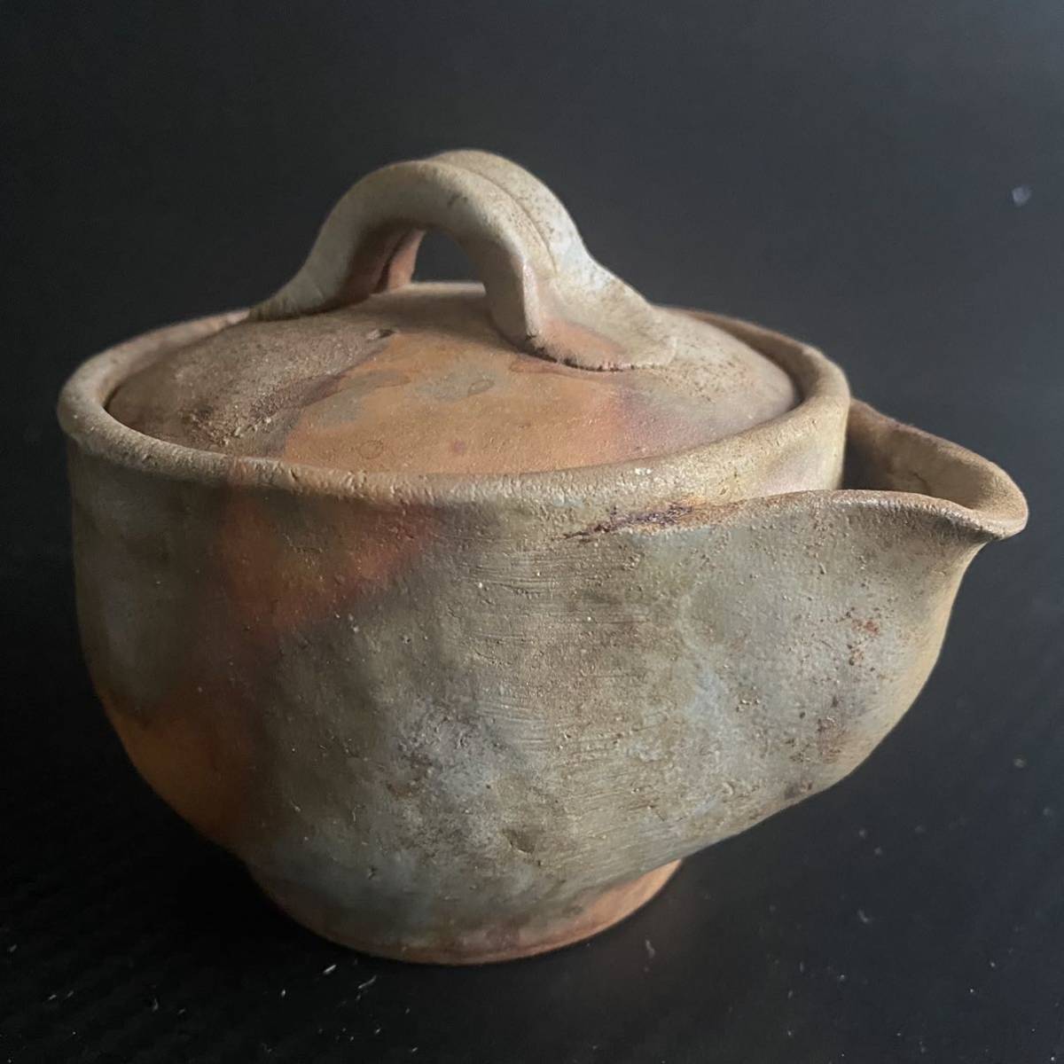 備前焼 松園 (造) 宝瓶 急須 泡瓶 煎茶道具 