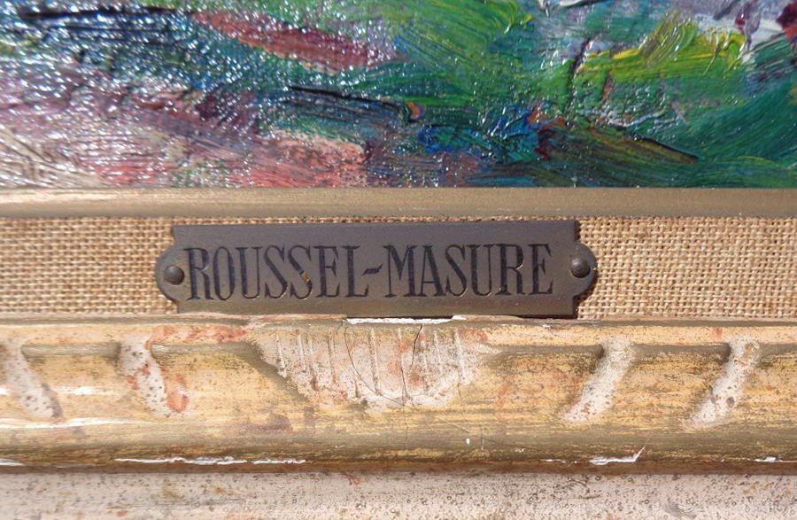 マジュール 15号 Le Bord de Canal Henri Roussel Masure 1863-1918 シスレー ピサロ モネ ...