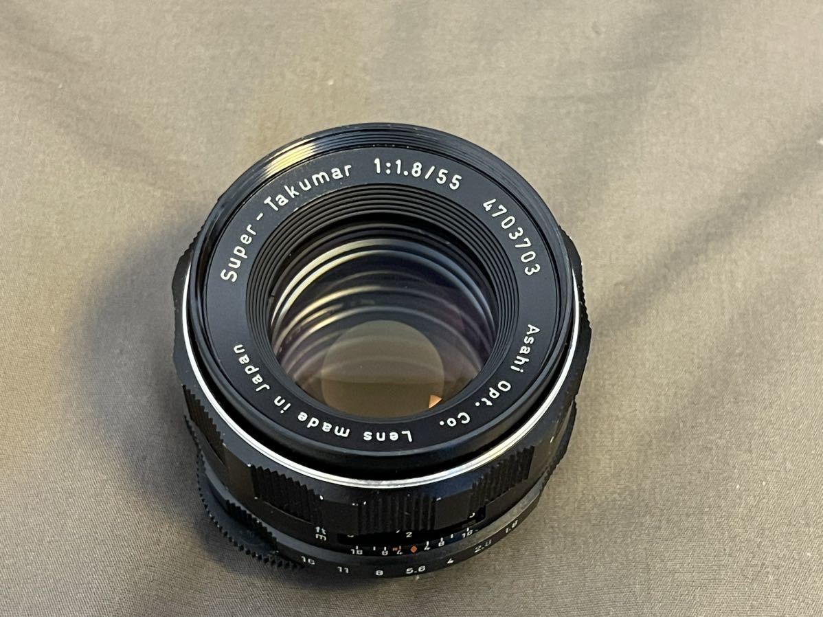 PENTAX スーパータクマー　55mm f1.8 M42マウント