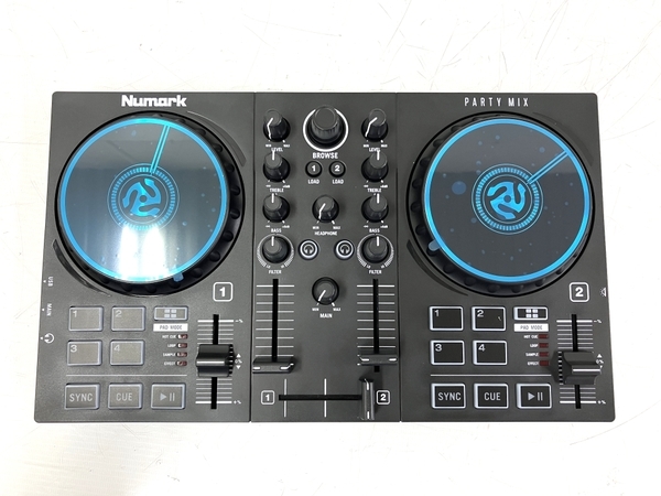 Numark PARTY MIX serato DJ Lite DJコントローラー 音響機材 中古 美