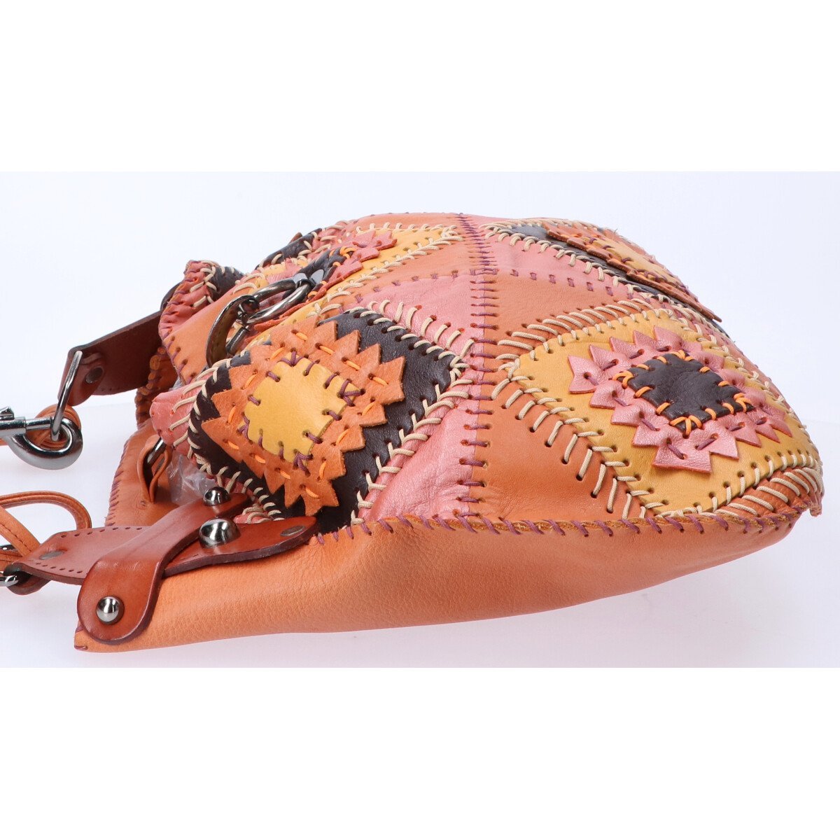 美品】JAMIN PUECH ジャマンピュエッシュ レザーパッチワーク